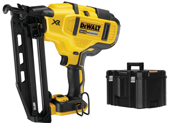DeWALT DCN660NT-XJ 18V Li-ion XR Cordless Finish Nailer, Bare Tool in TSTAK — 32-63mm — 16 Gauge — Brushless