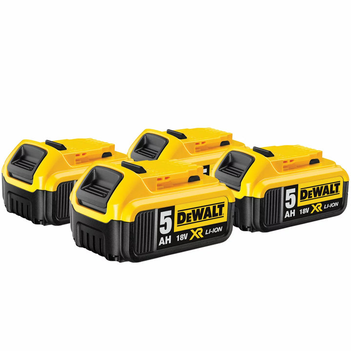 DeWALT DCB184 4-Pack 18V Li-ion XR Battery – 5.0Ah (4-pack)