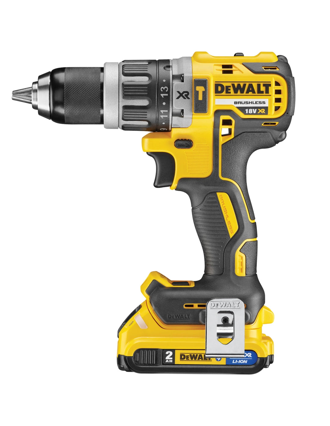 DeWALT DCK266P2T 18V Li-ion XR Cordless Hammer Drill (DCD796) & Impact Driver (DCF887) Combo Kit (2 x 5.0Ah) in TSTAK – Brushless