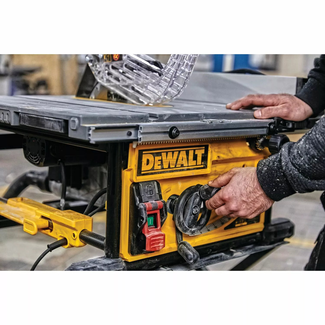 DeWALT DWE7492SET Table Saw with Rolling Stand (DWE74911) – 2000W – 10" x 1-3/16"