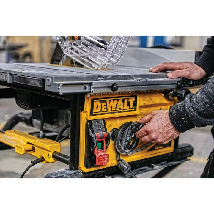 DeWALT DWE7492SET Table Saw with Rolling Stand (DWE74911) – 2000W – 10" x 1-3/16"