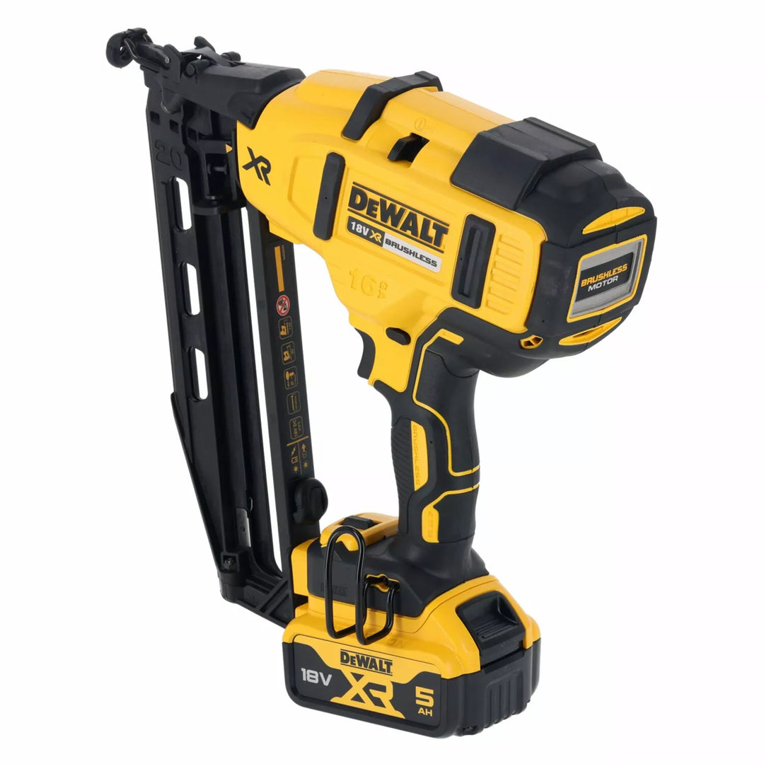 DeWALT DCN660NT-XJ 18V Li-ion XR Cordless Finish Nailer, Bare Tool in TSTAK — 32-63mm — 16 Gauge — Brushless