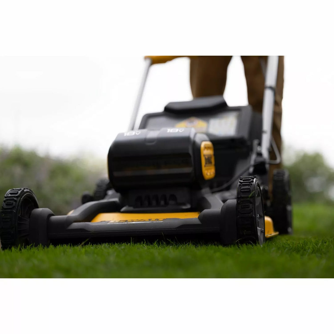 DeWALT DCMWSP156W2 18V XR Li-ion Cordless Self-Propelled Lawn Mower Set (2x 8.0Ah) – Brushless – 21"