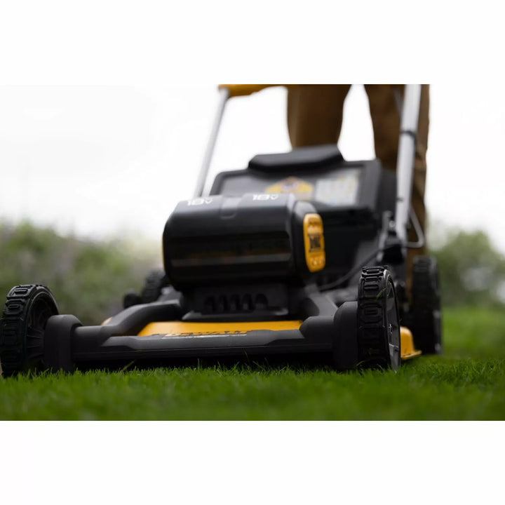 DeWALT DCMWSP156W2 18V XR Li-ion Cordless Self-Propelled Lawn Mower Set (2x 8.0Ah) – Brushless – 21"