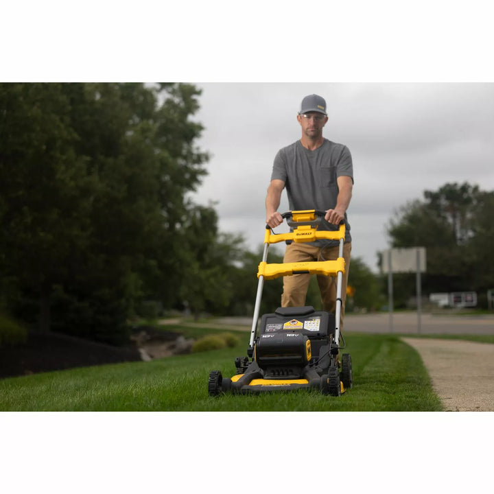 DeWALT DCMWSP156W2 18V XR Li-ion Cordless Self-Propelled Lawn Mower Set (2x 8.0Ah) – Brushless – 21"