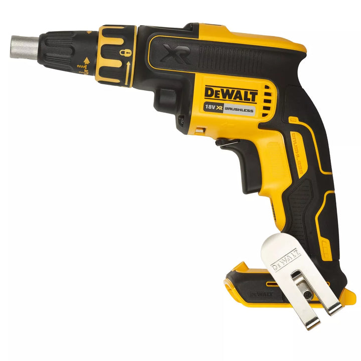 DeWALT DCF620NT-XJ 18V Li-ion XR Cordless Drywall Screwdriver, Bare Tool in TSTAK + Free Collated Attachment — Brushless — 25-50mm