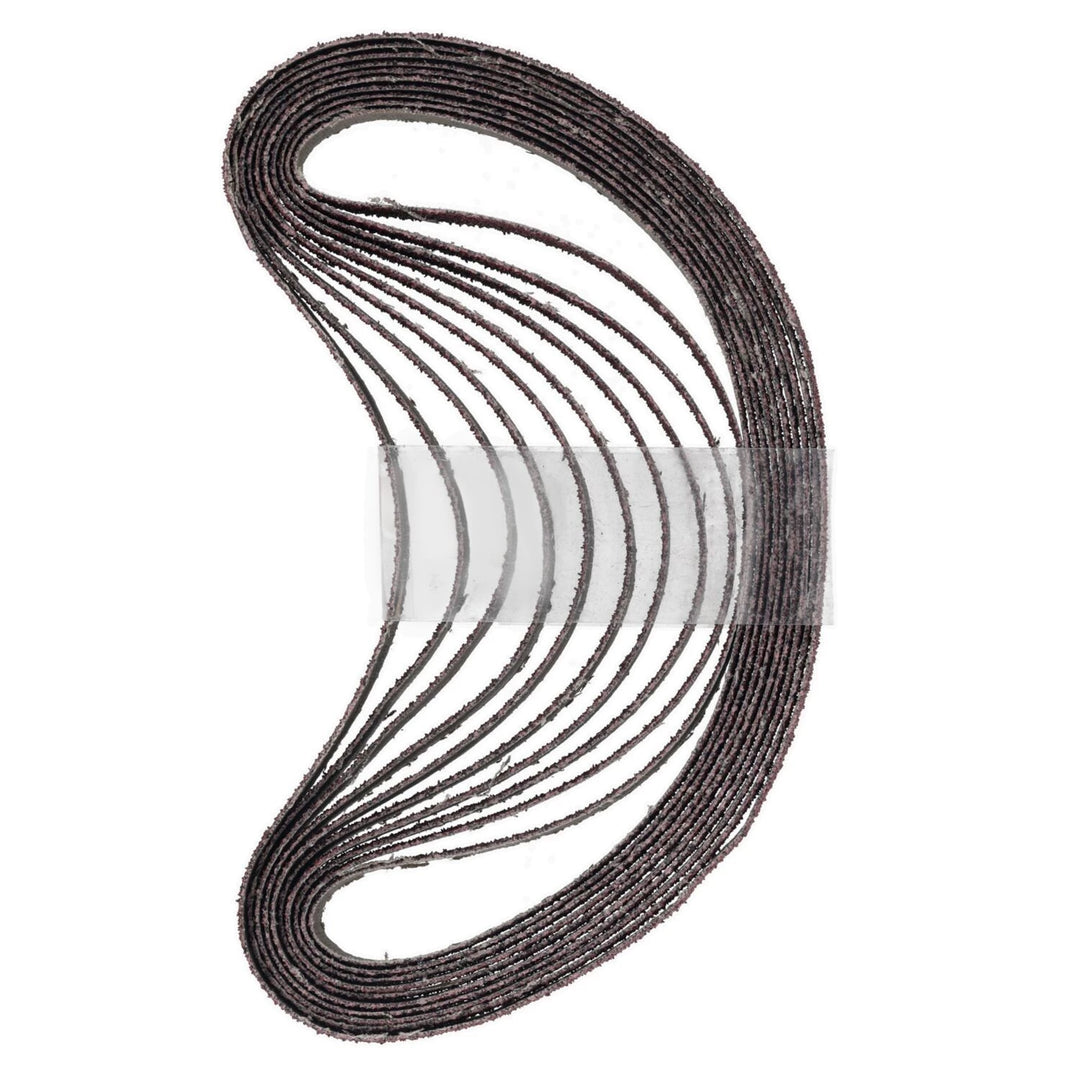 DeWALT DT3607 Sanding Belt Set — K40/80/120 — 13x455mm — 10pc